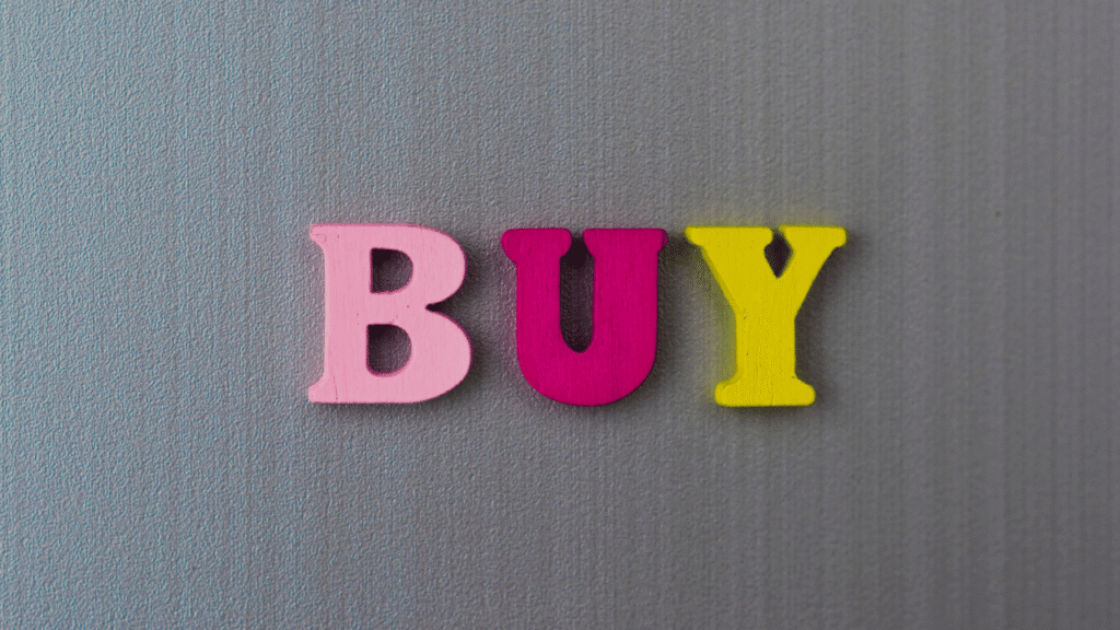 buyの文字