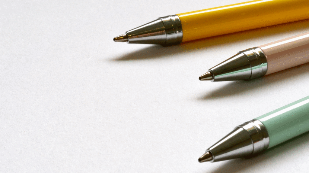 3本のペン